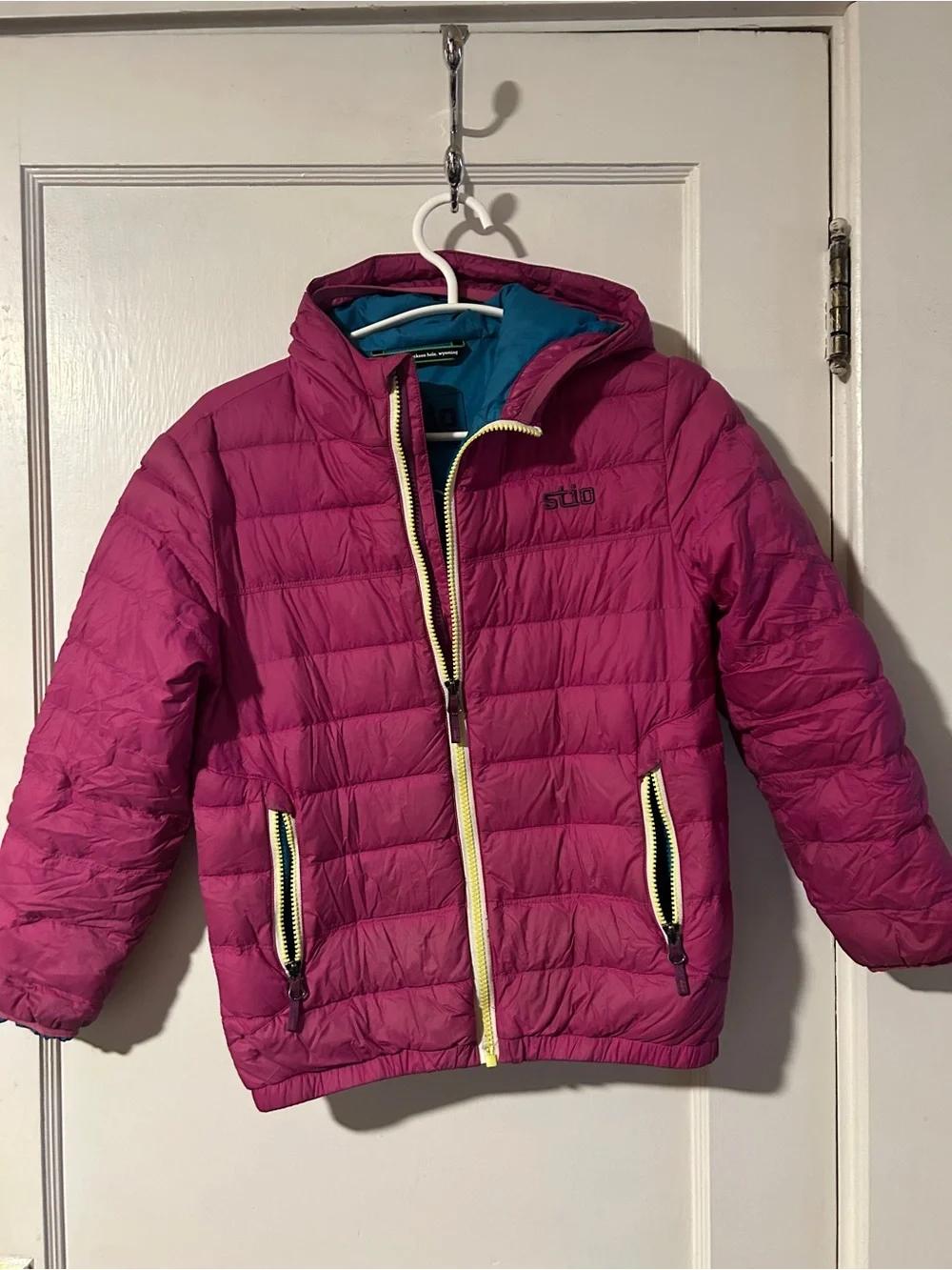 Stio Kids Hometown Down Magenta Puffer Jacket